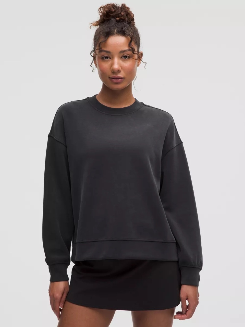 NWT Lululemon Softstreme Perfectly Oversized Cropped Crew Sweatshirt Crewneck